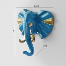 Load image into Gallery viewer, Hook Home Decoration Hanging Key Hook Wall Coat Hook Multifunctional Animal Free Punch Hook Head Coat Hook