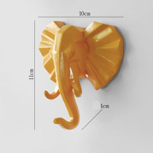 Load image into Gallery viewer, Hook Home Decoration Hanging Key Hook Wall Coat Hook Multifunctional Animal Free Punch Hook Head Coat Hook