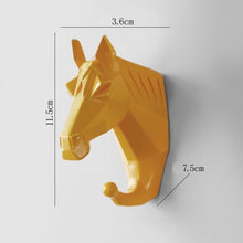 Load image into Gallery viewer, Hook Home Decoration Hanging Key Hook Wall Coat Hook Multifunctional Animal Free Punch Hook Head Coat Hook