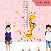 Load image into Gallery viewer, Height Stickers Removable Wall Stickers Cartoon Child Height Measure Wall Decoration Stickers Growth Chart Kid Bedroom Decor
