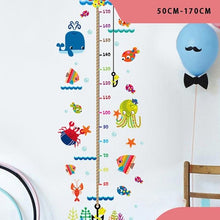 Load image into Gallery viewer, Height Stickers Removable Wall Stickers Cartoon Child Height Measure Wall Decoration Stickers Growth Chart Kid Bedroom Decor
