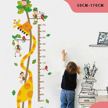 Load image into Gallery viewer, Height Stickers Removable Wall Stickers Cartoon Child Height Measure Wall Decoration Stickers Growth Chart Kid Bedroom Decor
