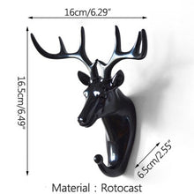 Load image into Gallery viewer, Hook  Home Decoration Hanging Key Hook  Wall Coat Hook Multifunctional Animal Free Punch Hook Head Coat Hook
