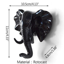 Load image into Gallery viewer, Hook  Home Decoration Hanging Key Hook  Wall Coat Hook Multifunctional Animal Free Punch Hook Head Coat Hook
