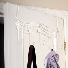 Load image into Gallery viewer, Door Back Metal Notes Wall Hooks Kitchen Bathroom Organizer Hanger Hooks With 5 Hook
