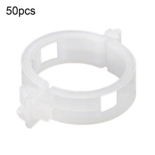 Load image into Gallery viewer, 50/100Pcs Clear Hanging Plastic Vegetables Plant Vine Gardening Tool Clips Clamp
