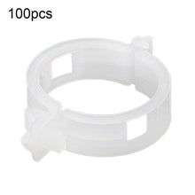 Load image into Gallery viewer, 50/100Pcs Clear Hanging Plastic Vegetables Plant Vine Gardening Tool Clips Clamp
