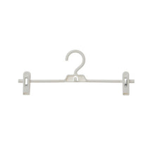Load image into Gallery viewer, 10PCS Trouser Pants Skirt Hangers Antiskid Drying Rack With 2 Clips Home Storage Clothes Hangers Plastic Pants Clip Hangers Hot
