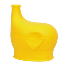 Load image into Gallery viewer, Soft Water Bottle Mouth Cup Drink Bottle Bottle Cover Suction Nozzle Spill-proof Caps Soft Silicone Cup Lids Elephant Shape Drop
